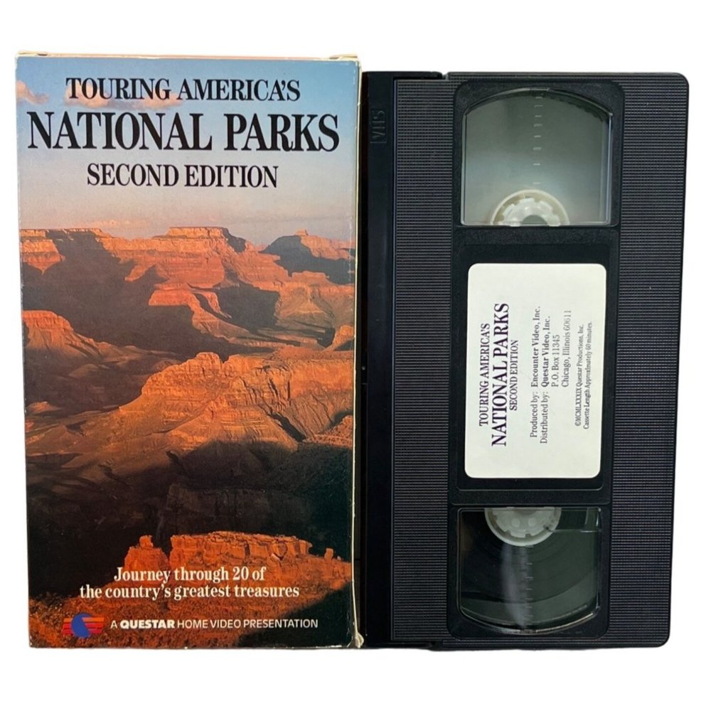 Touring America's National Parks VHS Second Edition Video Tape 60 Minutes 1989